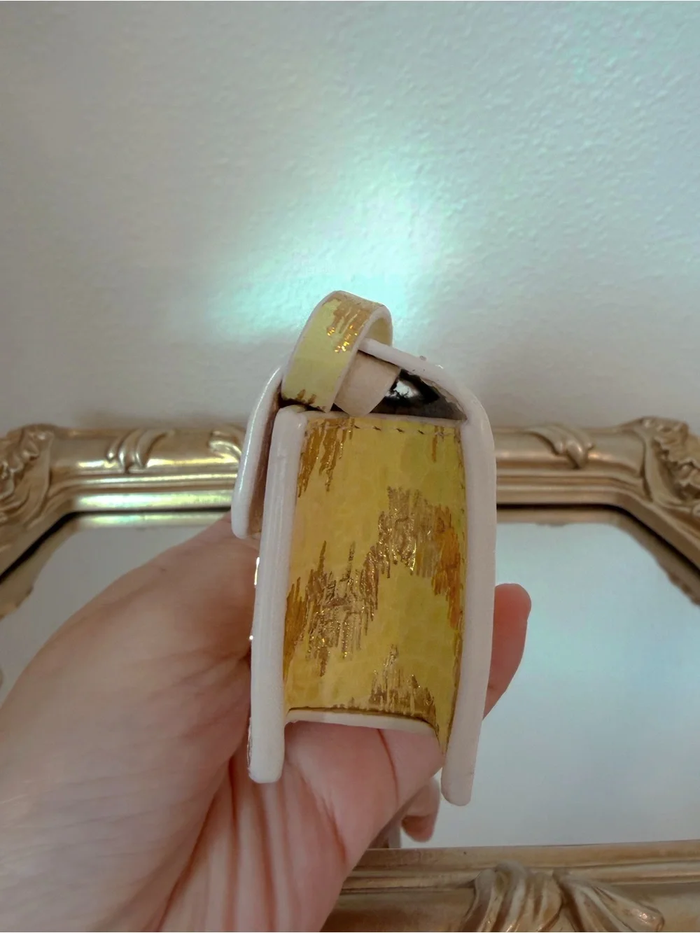 2pc Leather Mini Bag Charm